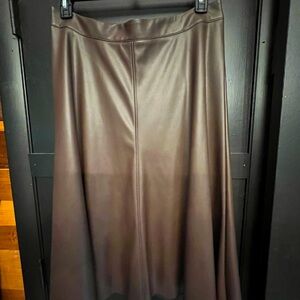 Banana republic, faux leather skirt